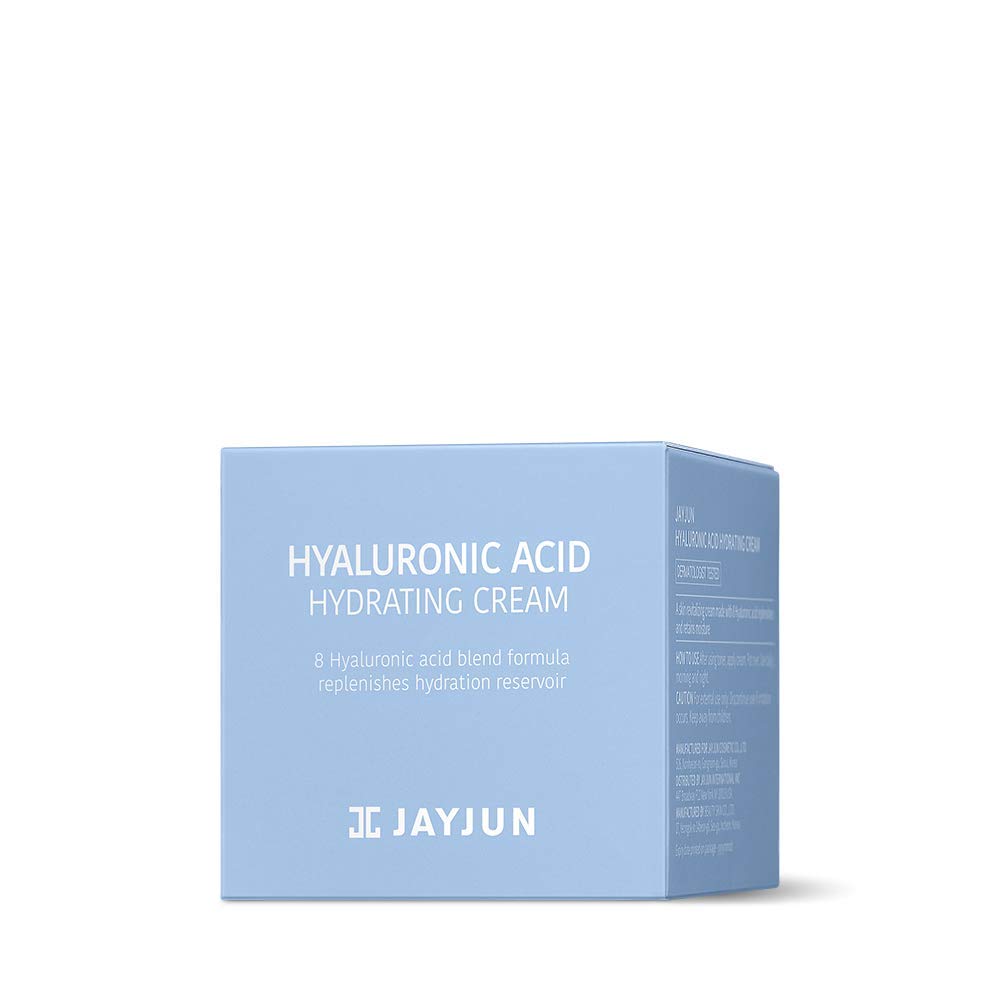 JAYJUN JJ Hyaluronic Acid Hydrating Cream 50g – Lightweight Daily Moisturizer with 8-Weight Hyaluronic Acids & Panthenol