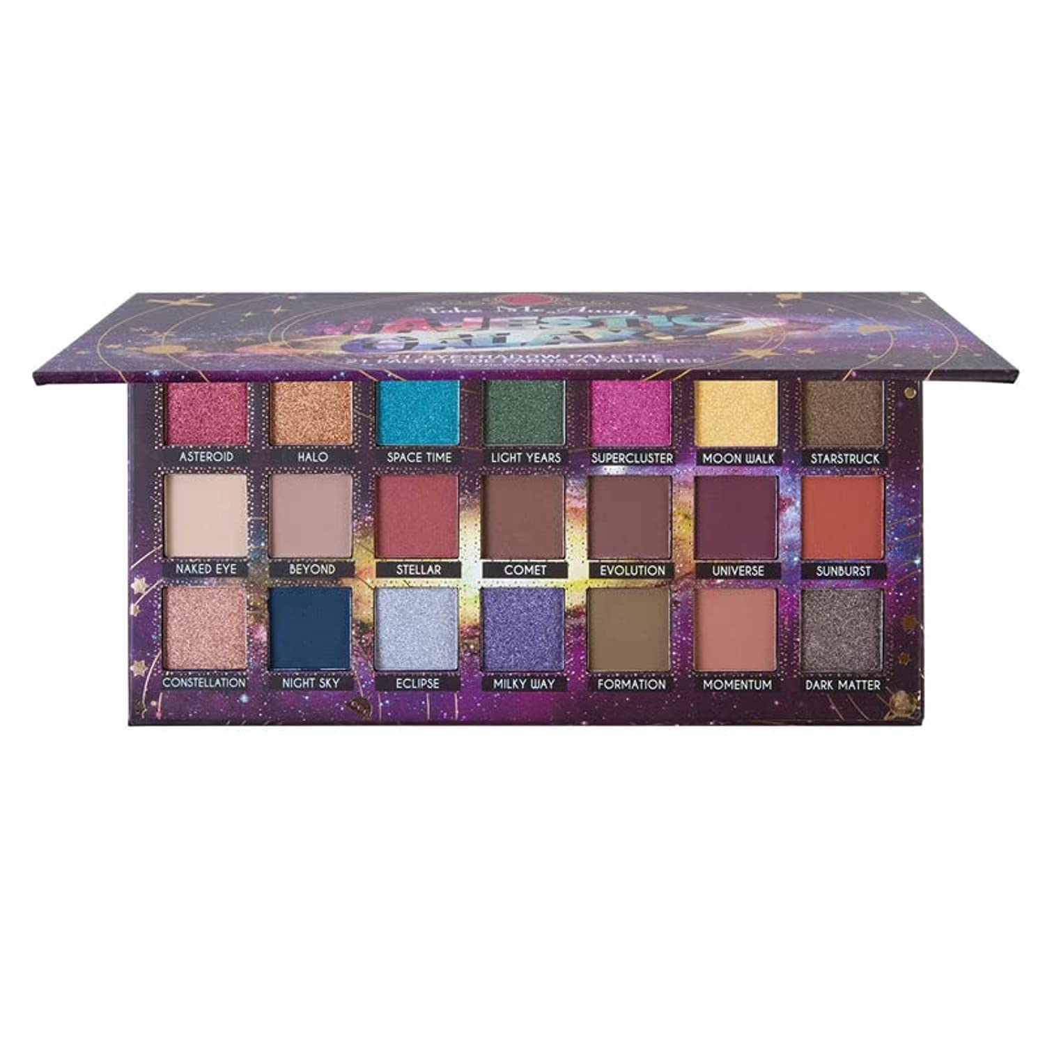 J.CAT BEAUTY Take Me Away 21 Eyeshadow Palette – Majestic Galaxy | Matte & Shimmer Shades