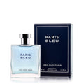 Jean Marc Paris Paris Bleu Homme Eau de Toilette Spray – 3.4 oz | Bergamot, Lavender & Leather