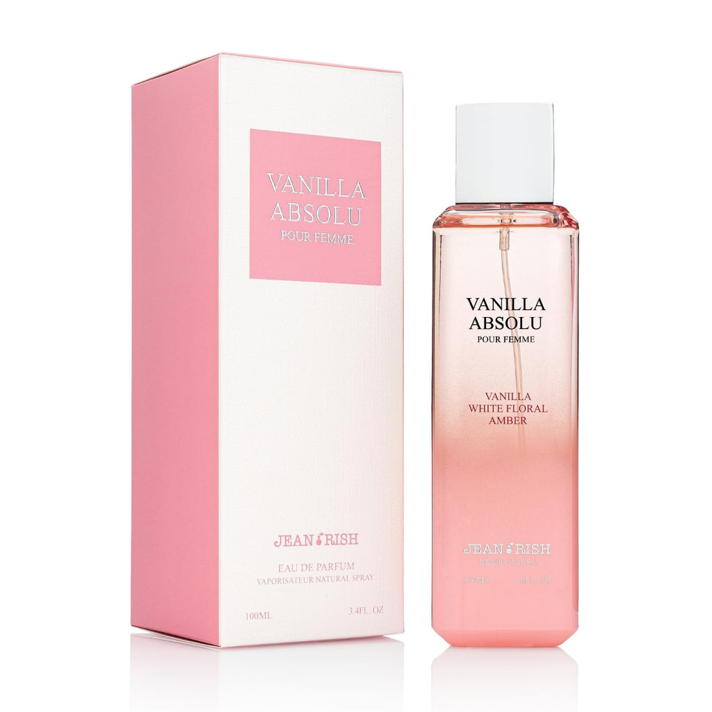 Jean Rish Vanilla Absolu EDP for Women | 3.4 oz / 100 ml | Vanilla, White Floral, Amber