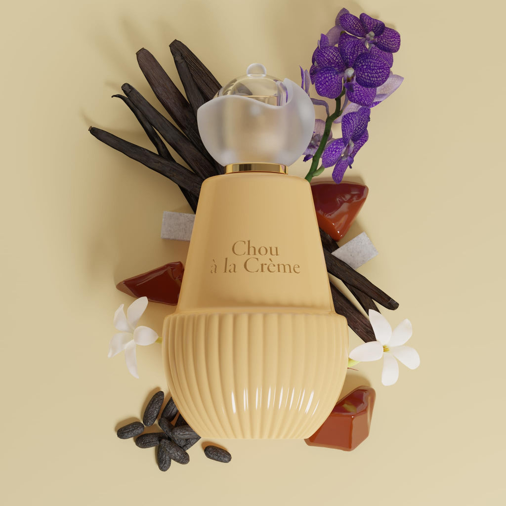 Jeanne Arthes Tea Time Pris – Chou à la Crème Vanilla Perfume for Women, Made in Grasse, 100 ml