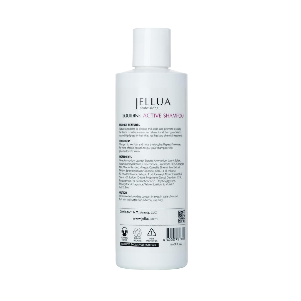 Jellua Squid Ink Active Shampoo & Repair Cream Duo – 8 oz