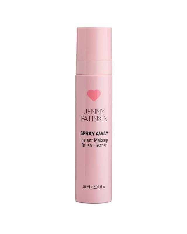 JENNY PATINKIN Instant Makeup Brush Cleaner Spray — Waterless, Quick-Drying Sanitizer for Brushes & Sponges (2.37 fl oz)