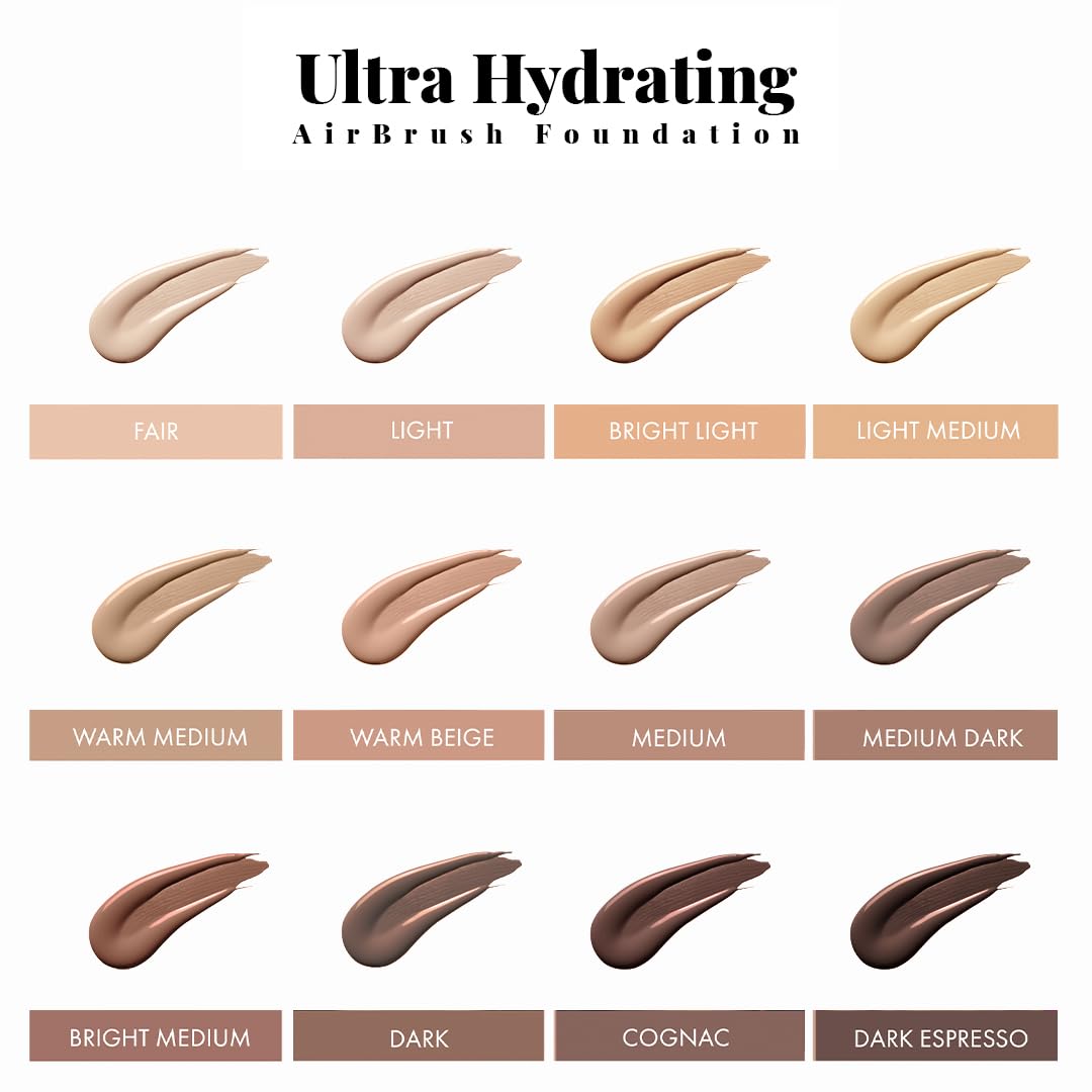 Jerome Alexander Airbrush Foundation Ultra Hydrating – Buildable Full Coverage Spray Makeup