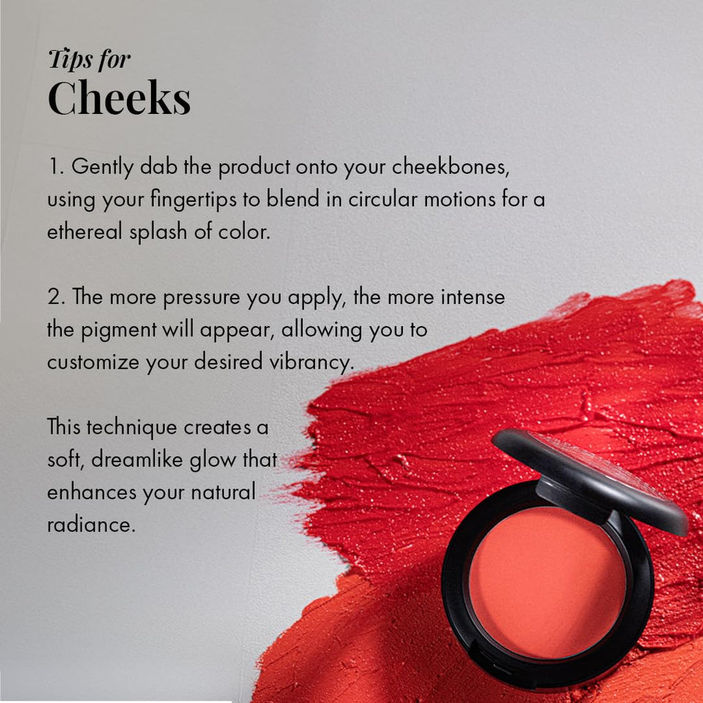 Jerome Alexander Blush ‘n’ Kiss Cream for Cheeks & Lips in Jam – Buildable, Creamy Blush Balm