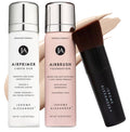 Jerome Alexander MagicMinerals AirBrush Foundation Set – 5-Piece with Primer, Setting Spray & Kabuki (Fair)