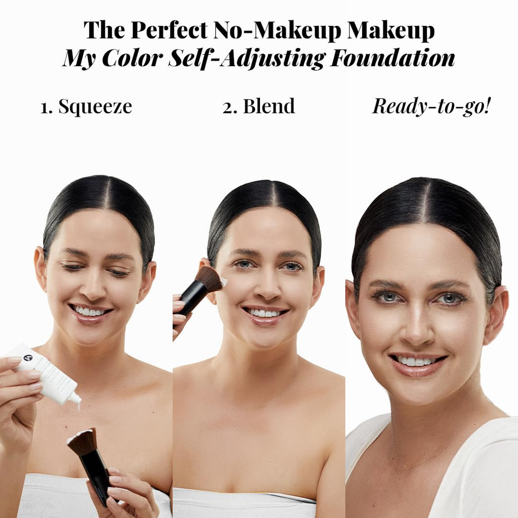 Jerome Alexander My Color 3PC Self-Adjusting Foundation Kit – Medium
