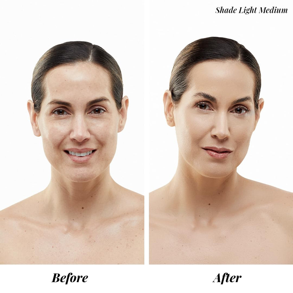 MagicMinerals AirBrush Foundation Set by Jerome Alexander – 3pc Primer, Foundation & Kabuki Brush