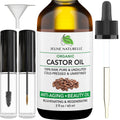 Jeune Naturelle Organic Castor Oil – Cold-Pressed, Unrefined, Hexane-Free, 2 oz for Hair, Lashes & Brows