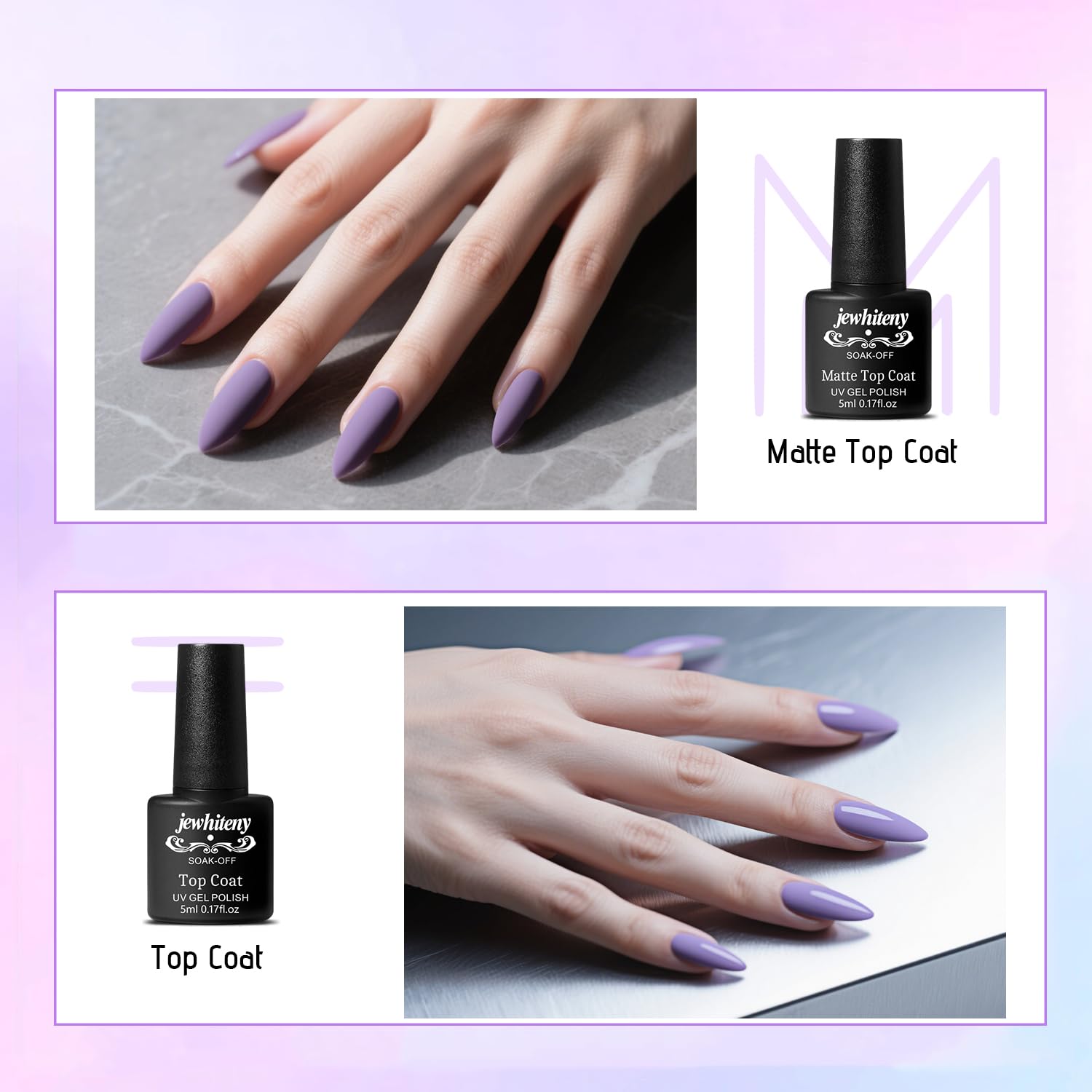 JEWHITENY Poly Gel Nail Kit – 14 Colors, 48W UV Lamp, Base & Top Coats, All-in-One Starter Kit