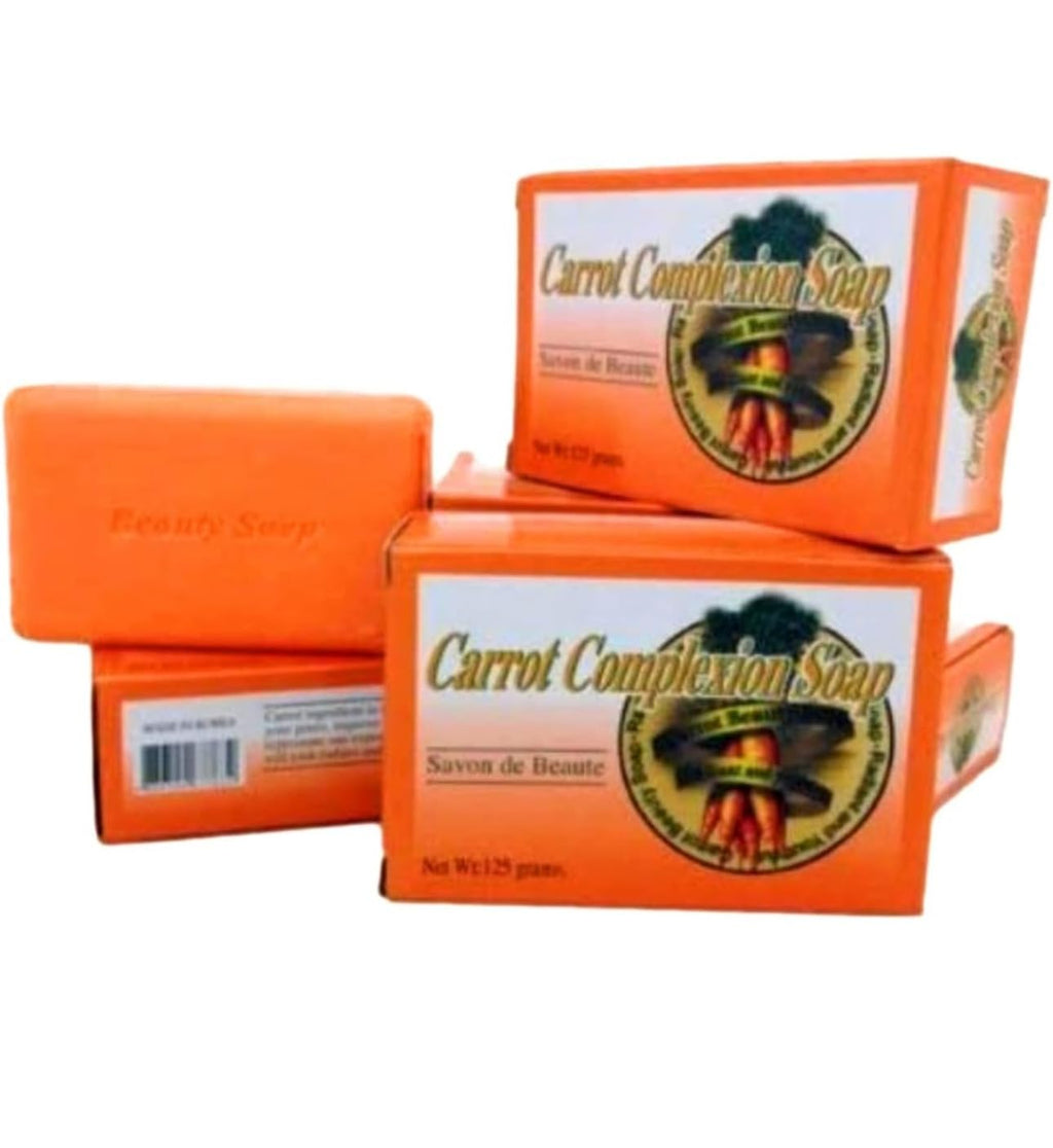 Jheppbay Carrot Complexion Soap with Carrot Oil – 12 Pack for Skin Tone