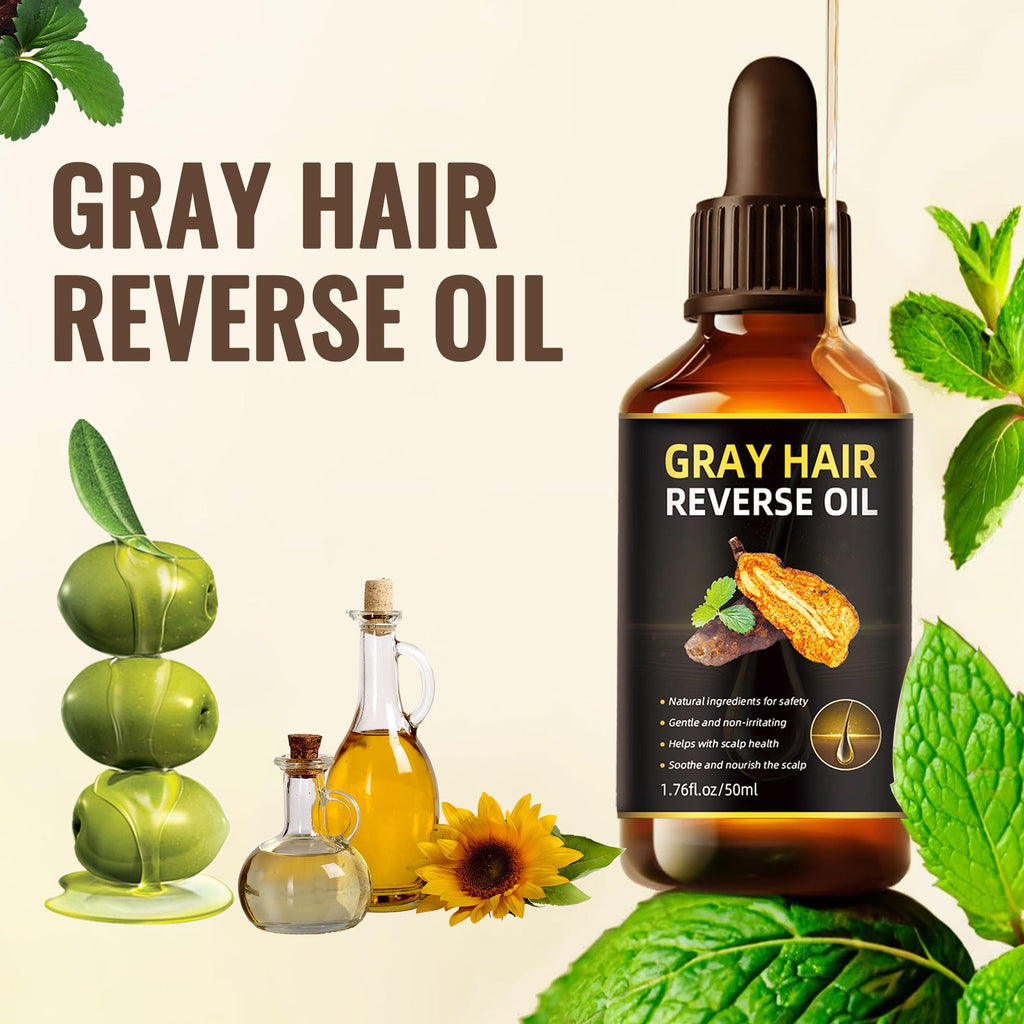 Jiaoming Gray Hair Reverse Oil with Usman Grass & Polygonum Multiflorum – Scalp Care