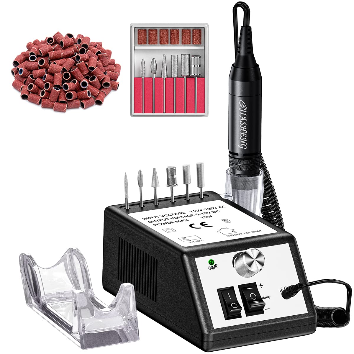 Jiasheng Professional Nail Drill – 30000rpm Efile for Acrylic & Gel