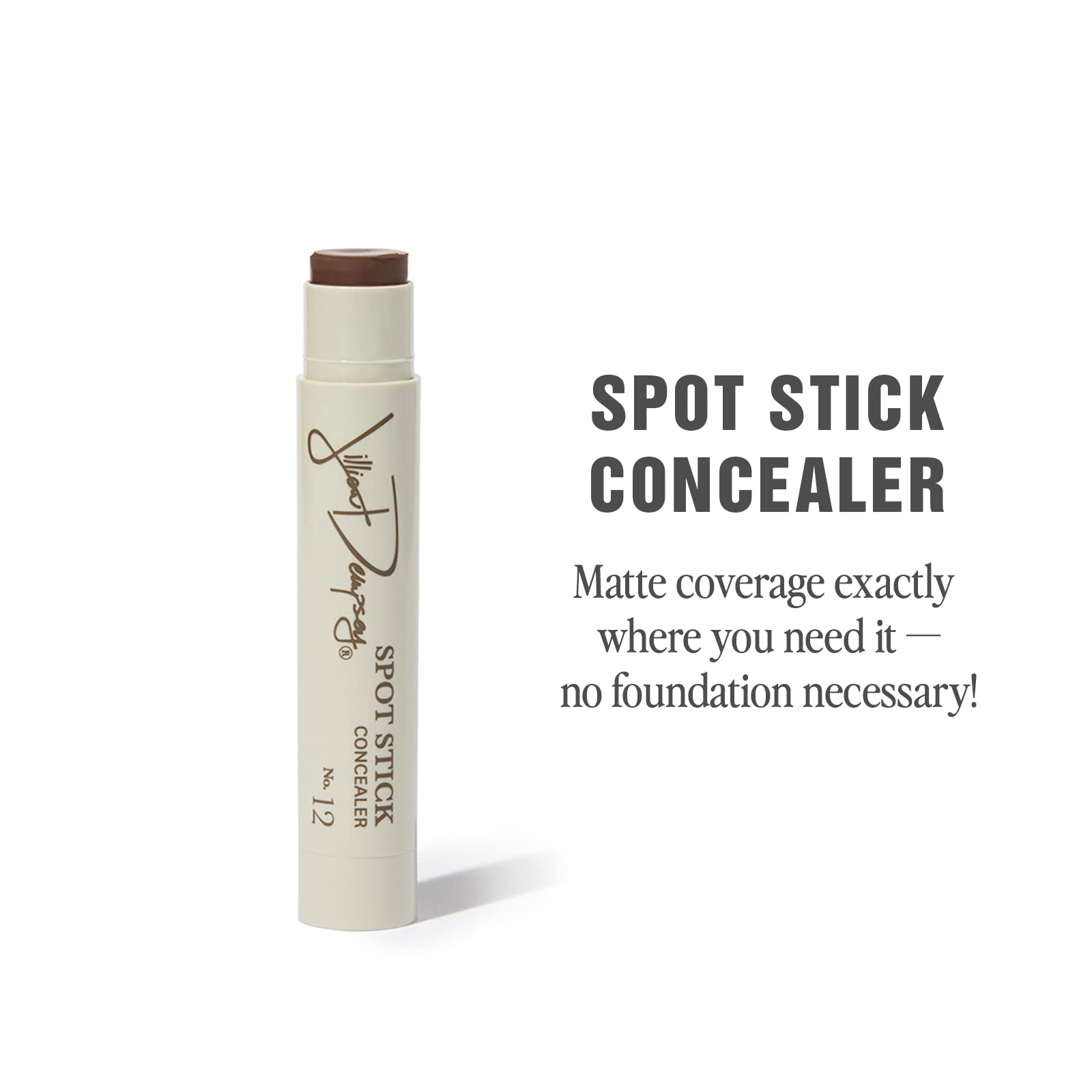 Jillian Dempsey Spot Stick Concealer No. 12 Deep Cool Undertones — Matte Blemish Coverage
