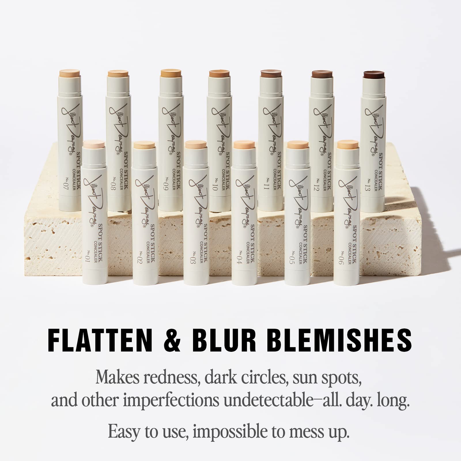 Jillian Dempsey Spot Stick Concealer No. 12 Deep Cool Undertones — Matte Blemish Coverage