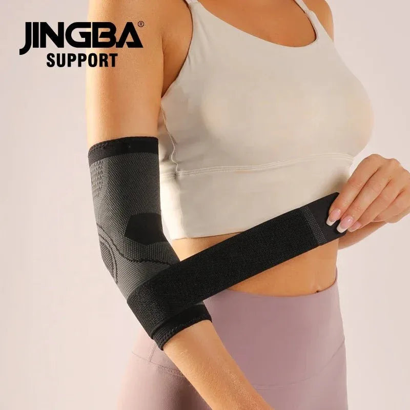 JINGBA Tennis Elbow Compression Support Sleeve Brace UK for Workout Arm Support