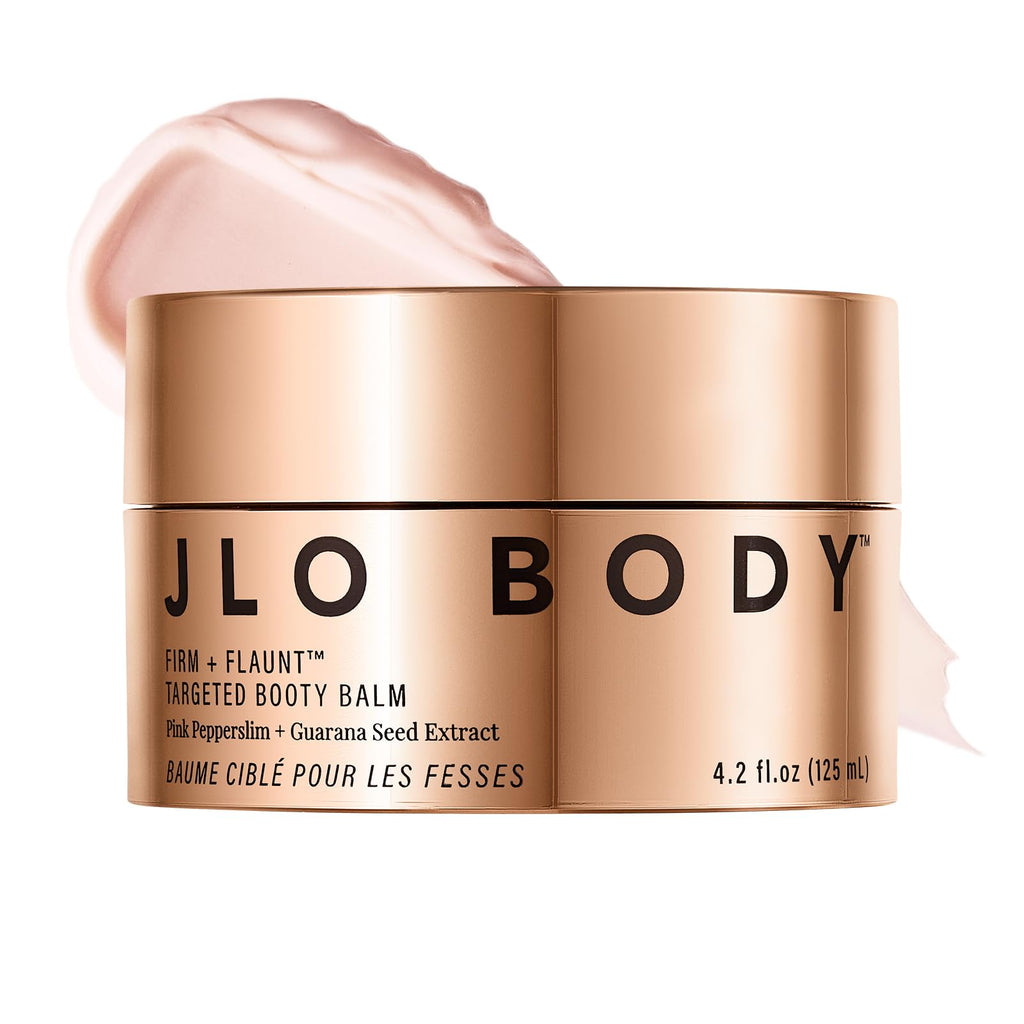 JLO BEAUTY Booty Balm – Skin Firming Cream for Butt, Hips, Thighs & Arms, 4.2 oz