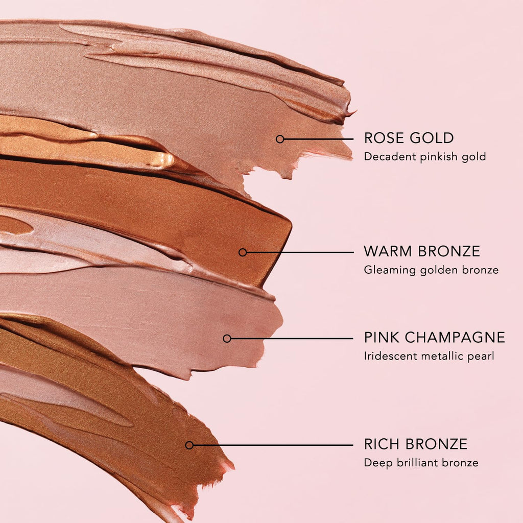 JLO BEAUTY Complexion Booster: Pink Champagne Highlighter & Bronzer – Lightweight Vitamin E Primer