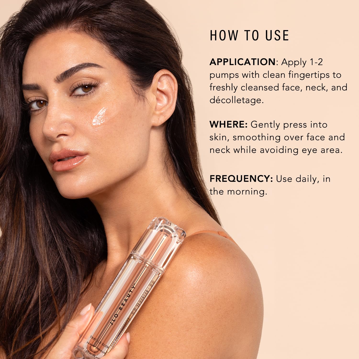 JLO BEAUTY Day & Night Serum Set – Hydrating, Firming & Exfoliating with AHA/BHA, Hyaluronic Acid (1 oz Each) | Travel Size