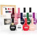 JODSONE 12-Piece Gel Nail Polish Set (16.5 ml) with Base Coat + Top Coat — 10 Colors for At-Home Nail Art