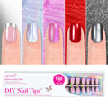 Jofay Fashion Press On Nails – Short 5 Styles, 160 Pcs Salon-Like Nails