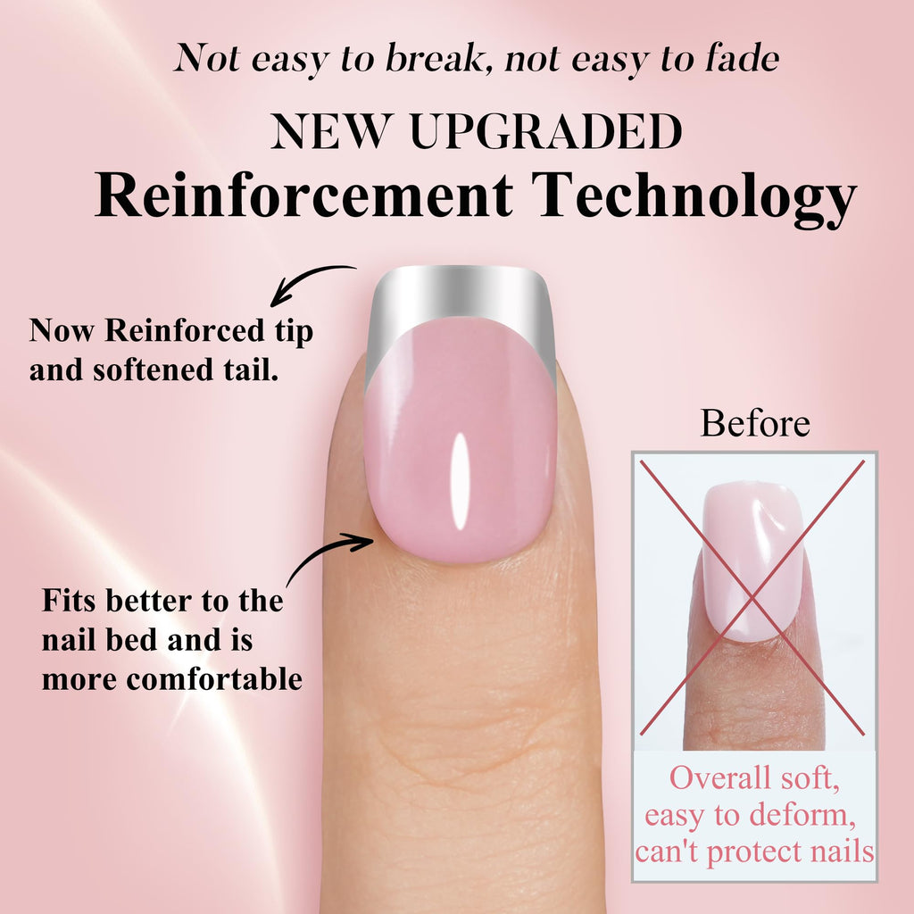 Jofay Fashion Press On Nails – Short 5 Styles, 160 Pcs Salon-Like Nails