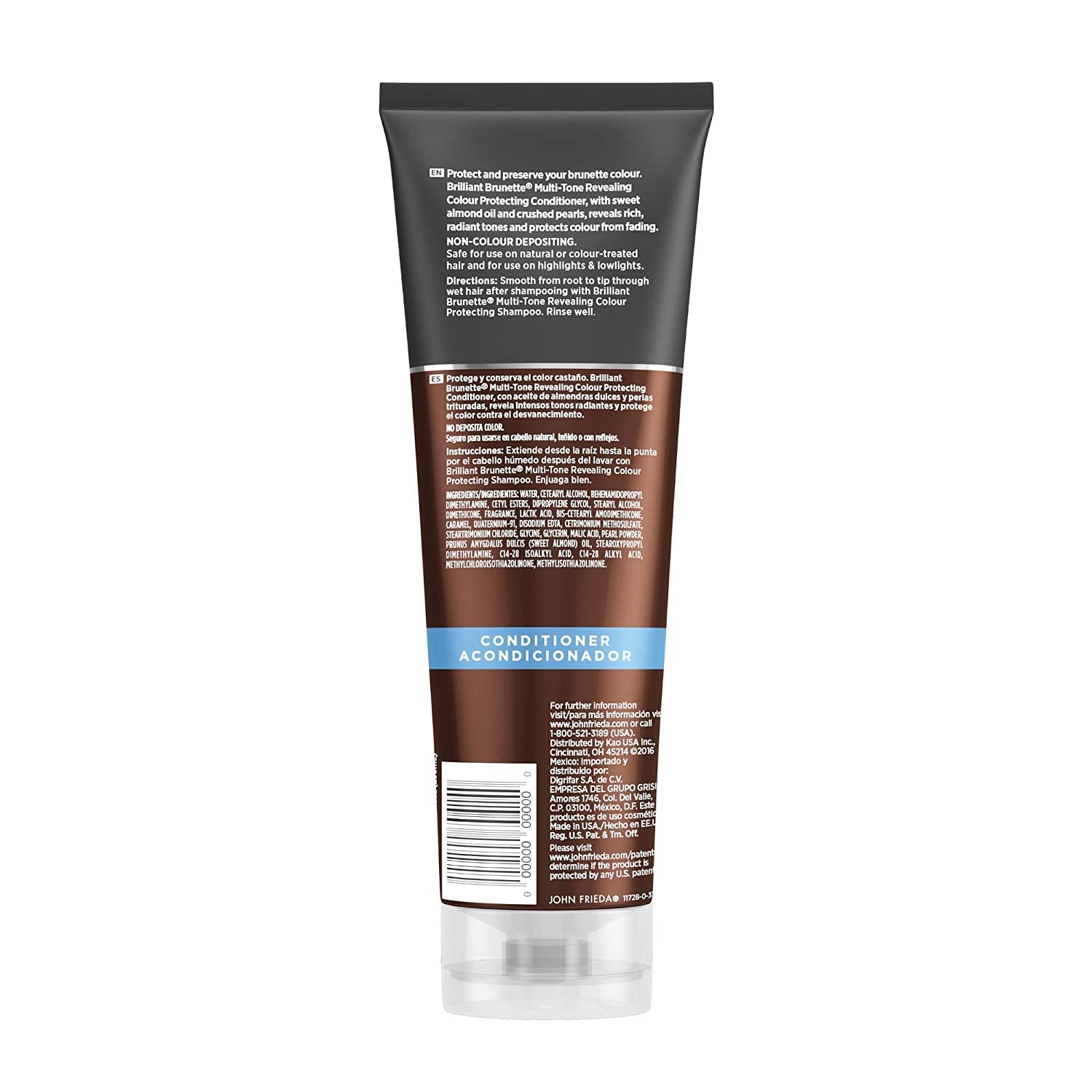 John Frieda Brilliant Brunette Multi-Tone Revealing Moisturizing Conditioner 8.45 oz 5-pack