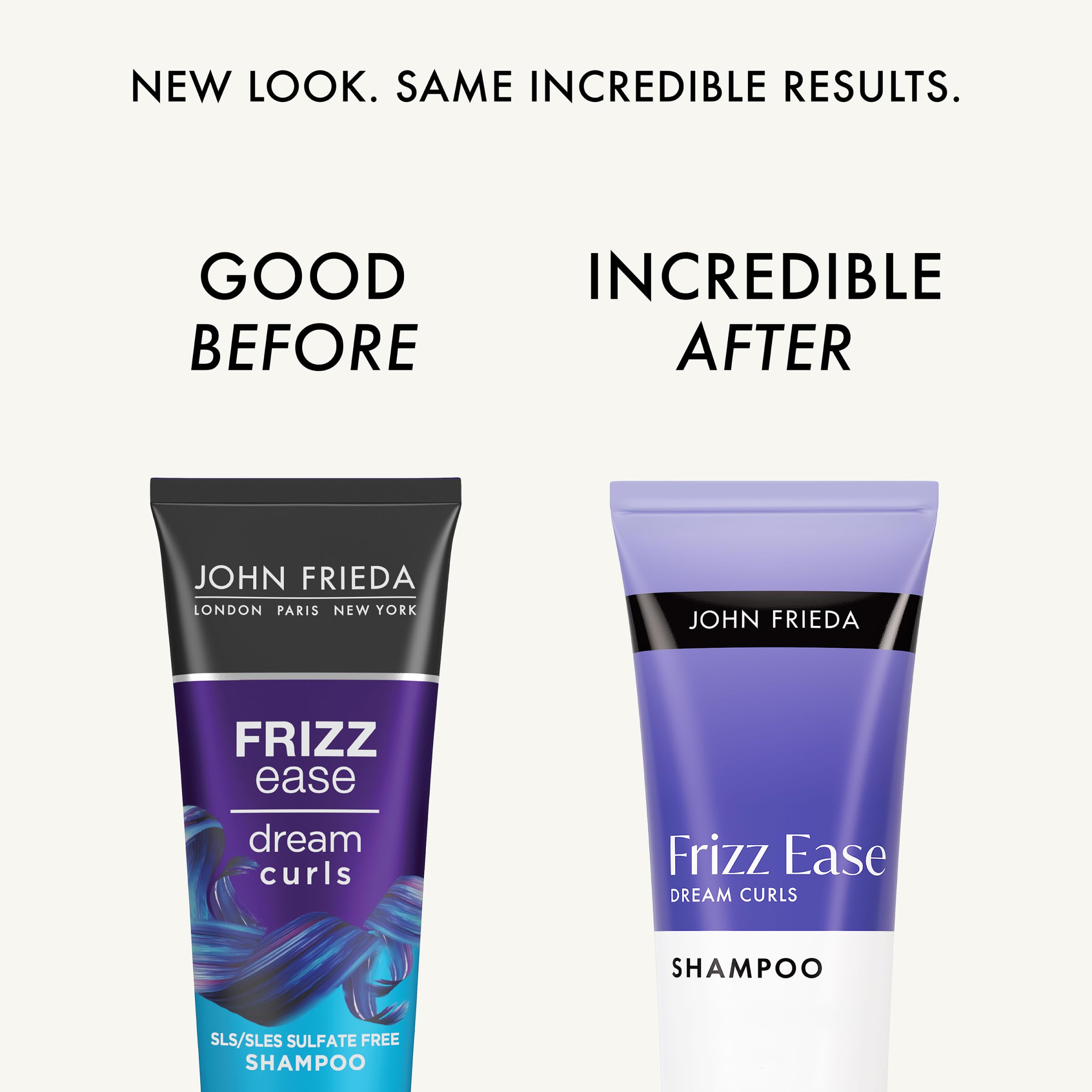 John Frieda Frizz Ease Dream Curls Shampoo – SLS/SLES Free for Curly Hair, 2 x 8.45 oz