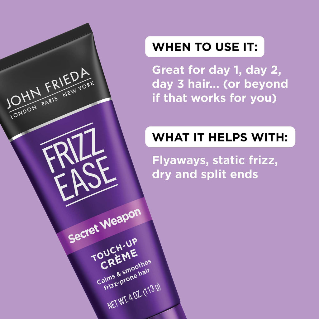 John Frieda Frizz Ease Touch-Up Crème AntiFrizz Finishing Cream — Secret Weapon, 24 oz, Pack of 6