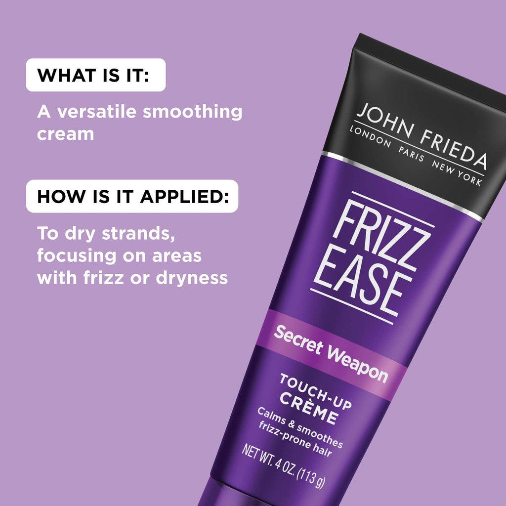 John Frieda Frizz Ease Touch-Up Crème AntiFrizz Finishing Cream — Secret Weapon, 24 oz, Pack of 6