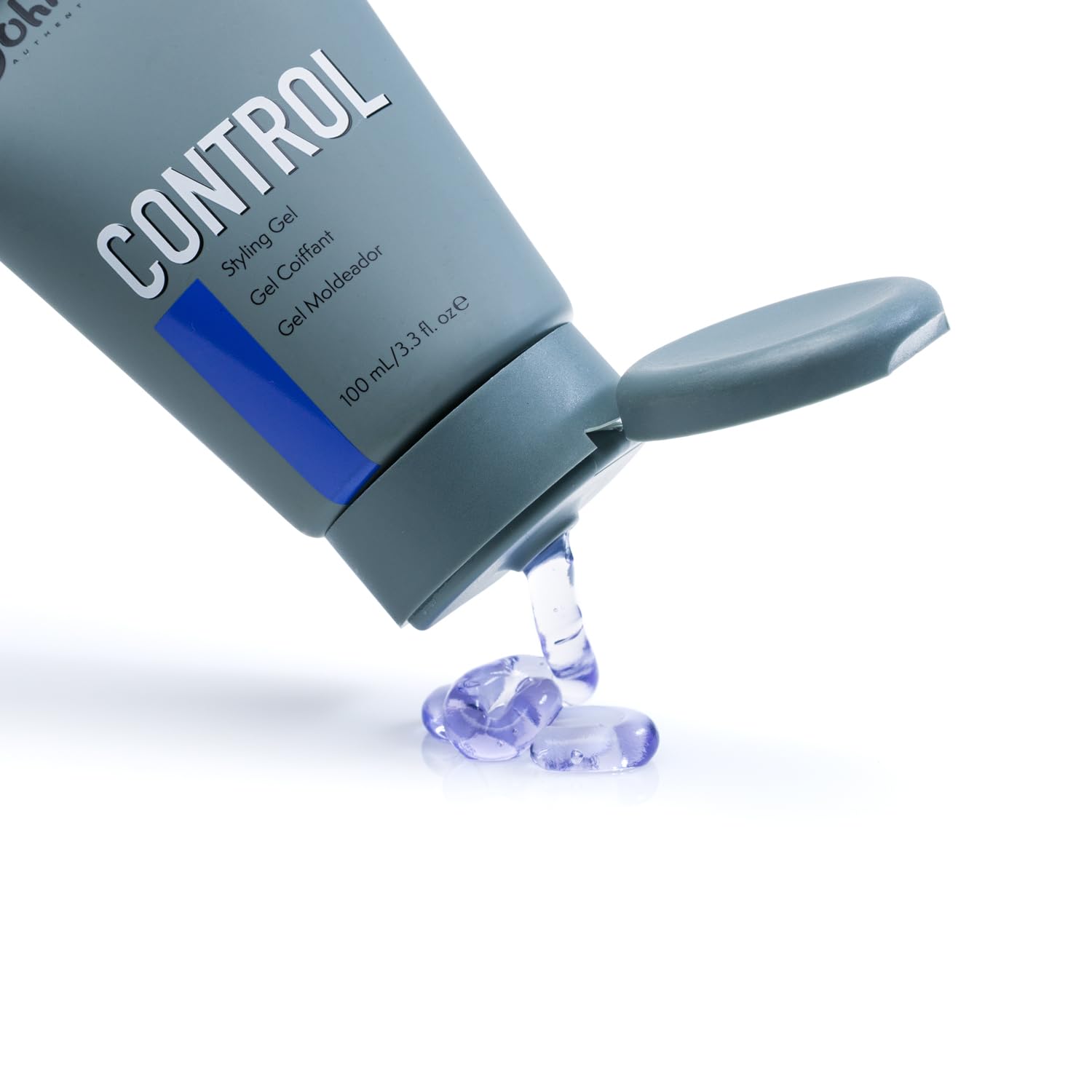 JOHNNY B. Control Alcohol-Free Hair Styling Gel – Strong Hold for All Hair Types | Pack of 2