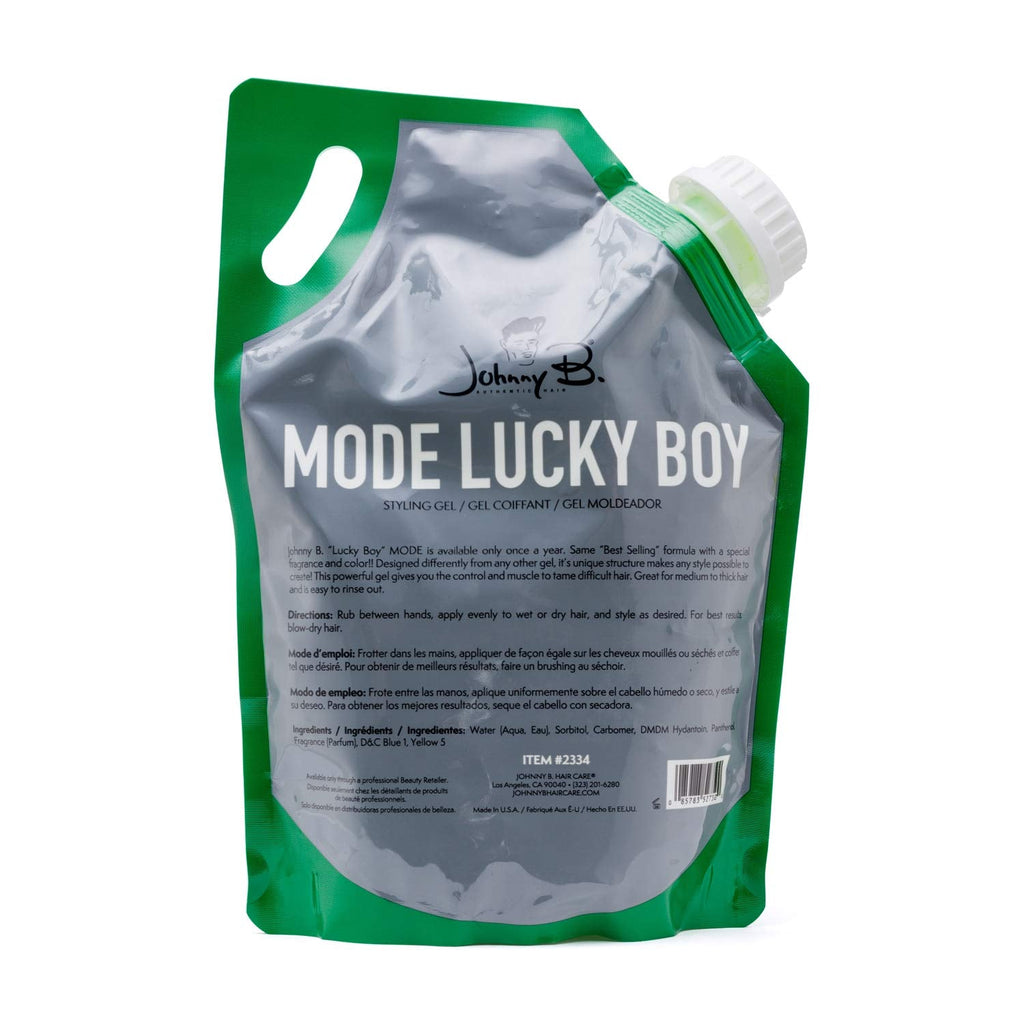 JOHNNY B. Mode Lucky Boy Hair Styling Gel 32 oz – Alcohol-Free