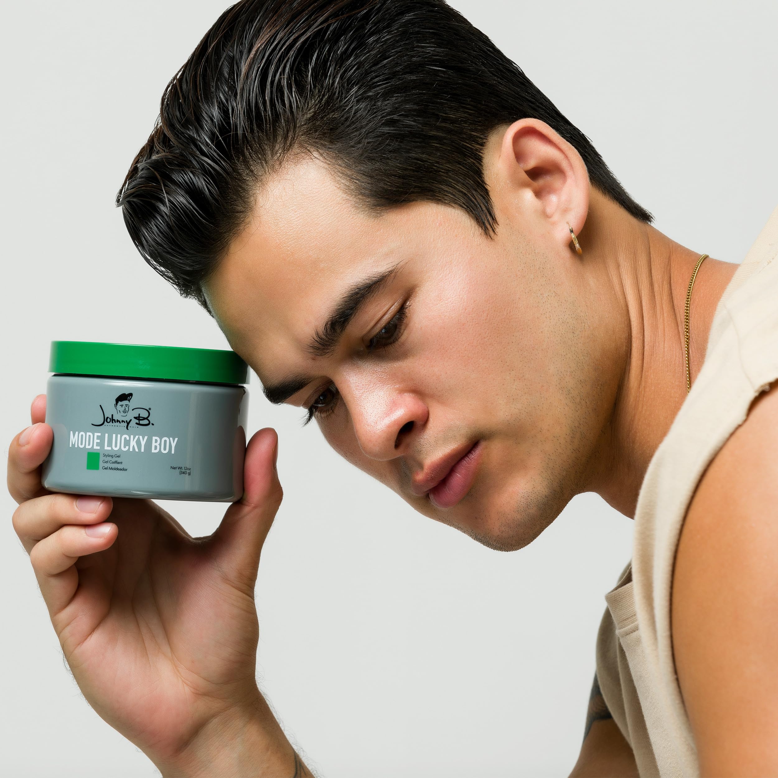 JOHNNY B. Mode Lucky Boy Hair Styling Gel 32 oz – Alcohol-Free