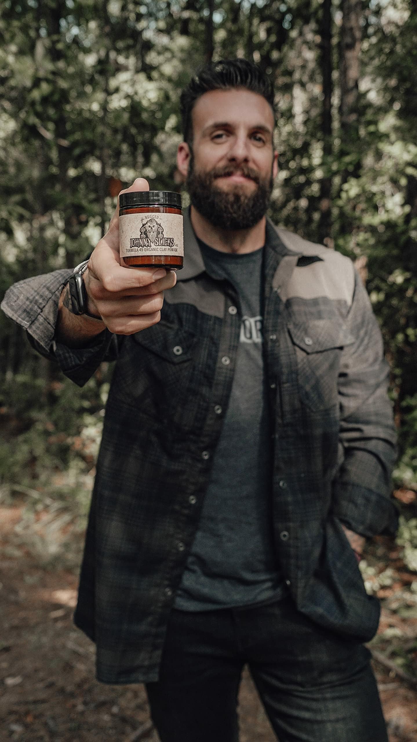 Johnny Slicks Formula 49 Clay – All Organic Pomade | Firm Hold & Matte Finish