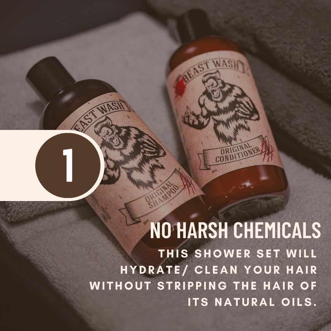 Johnny Slicks Hair Cleaning Kit – Organic Shampoo & Conditioner for Hydrated Hair