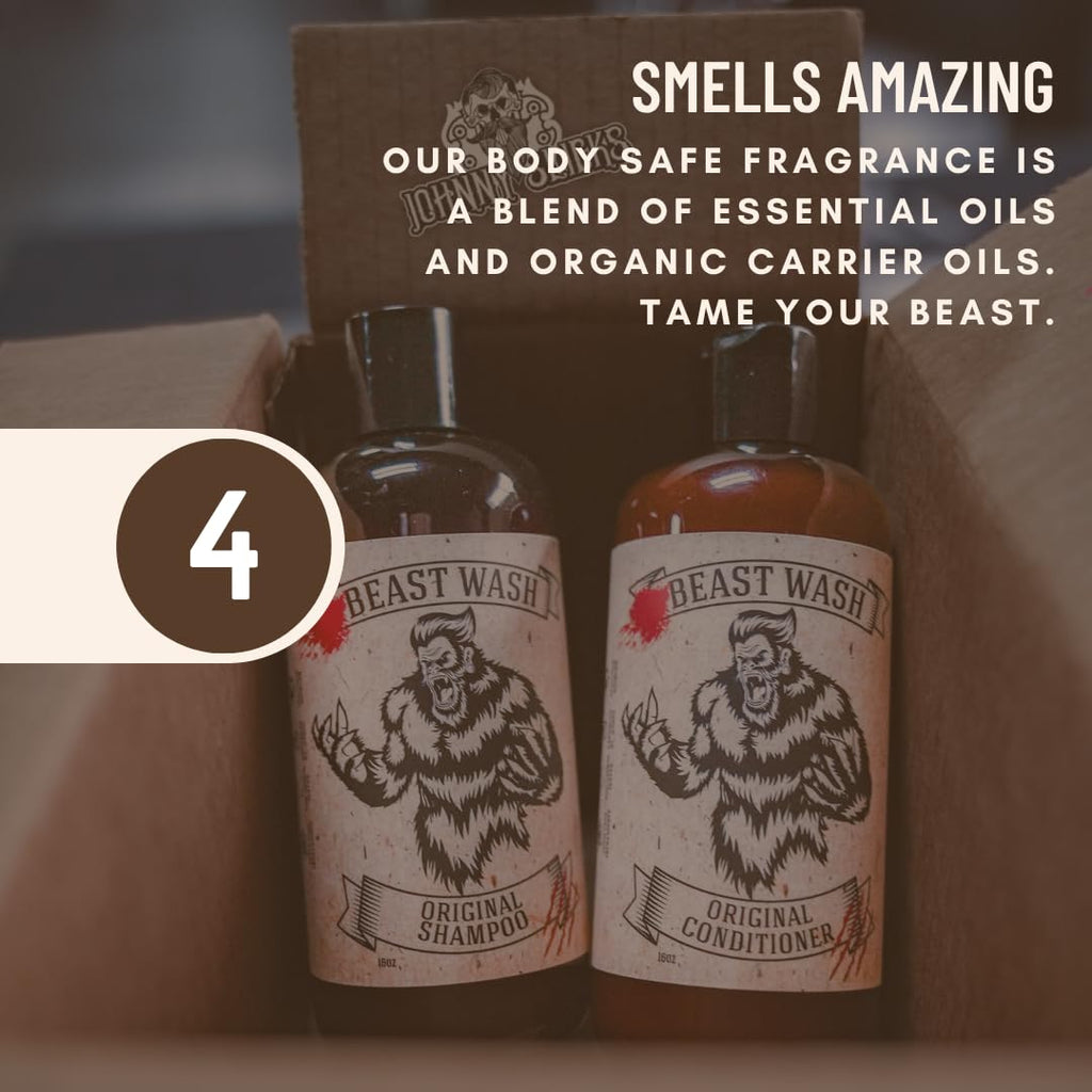 Johnny Slicks Shampoo — Hydration & Volume with Organic Oils | Original Scent | 8 oz