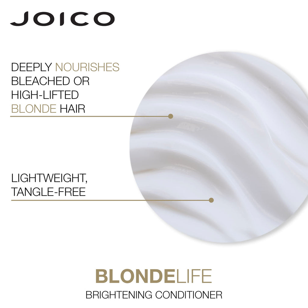 Joico Blonde Life Brightening Shampoo & Conditioner Set | Sulfate-Free Blonde Care