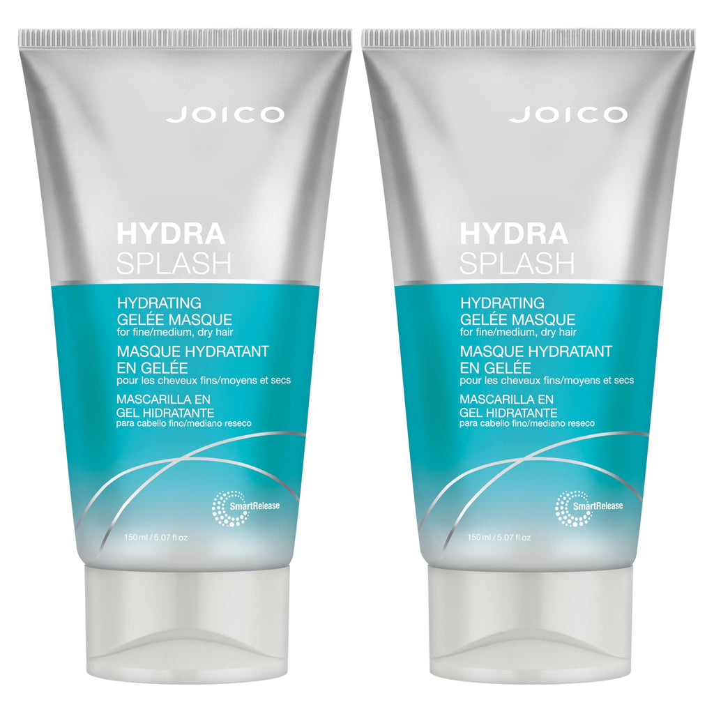 Joico HydraSplash Hydrating Gelee Masque – For Fine to Dry Hair | Hydration & Shine | Sea Kelp & Coconut Water | 2 x 5.07 oz