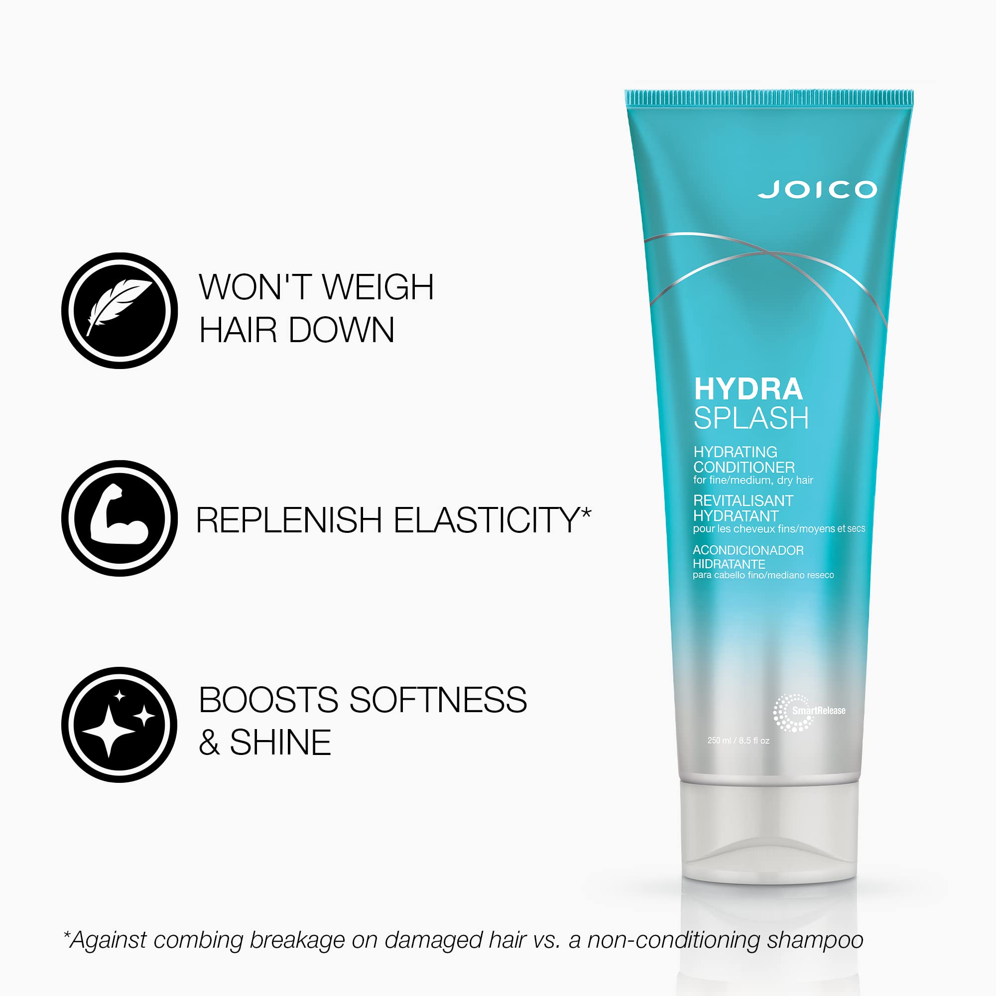 Joico HydraSplash Hydrating Shampoo for Fine Hair Set | Weightless Hydration