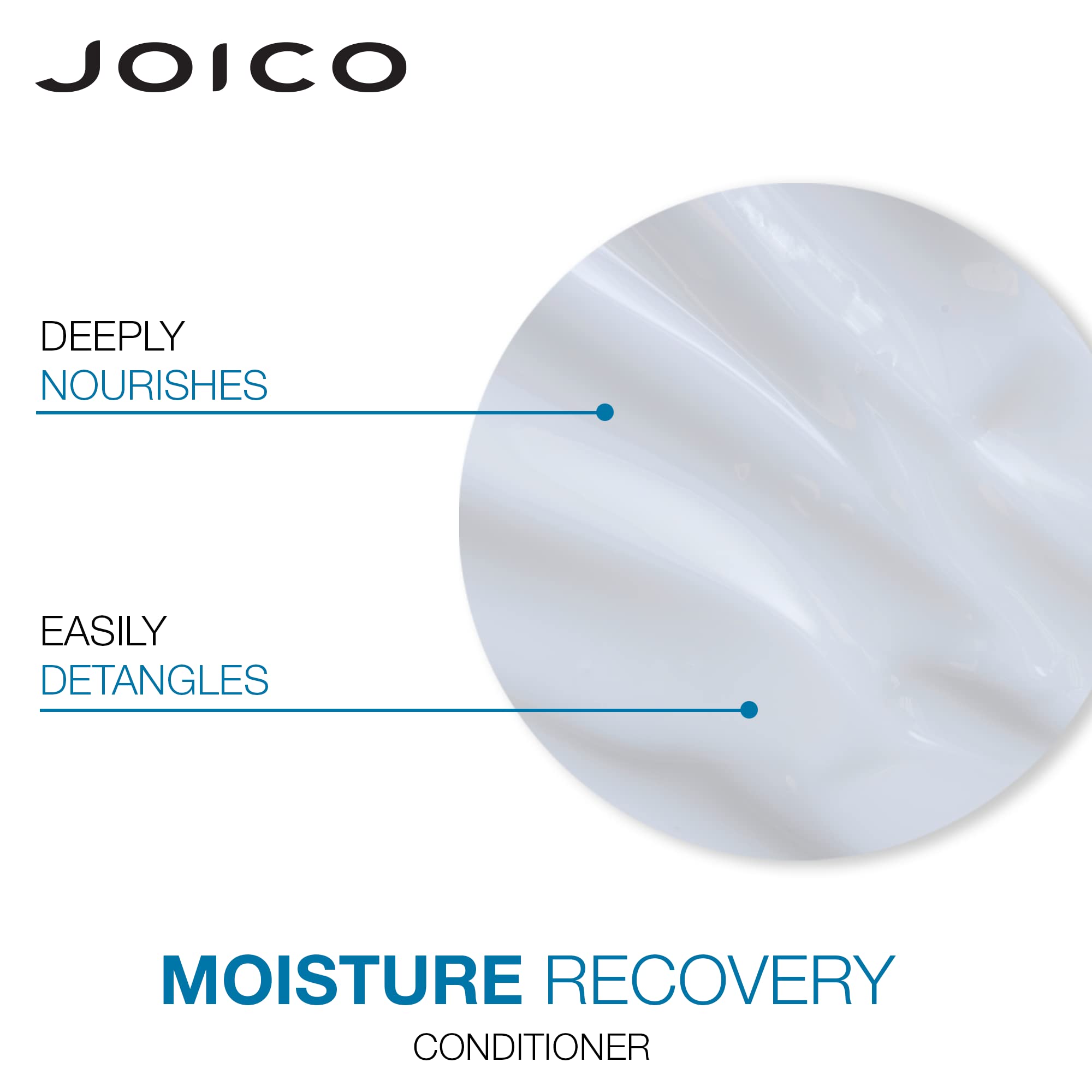 Joico Moisture Recovery Shampoo & Conditioner Set | Replenish Loss Moisture for Thick, Coarse & Dry Hair