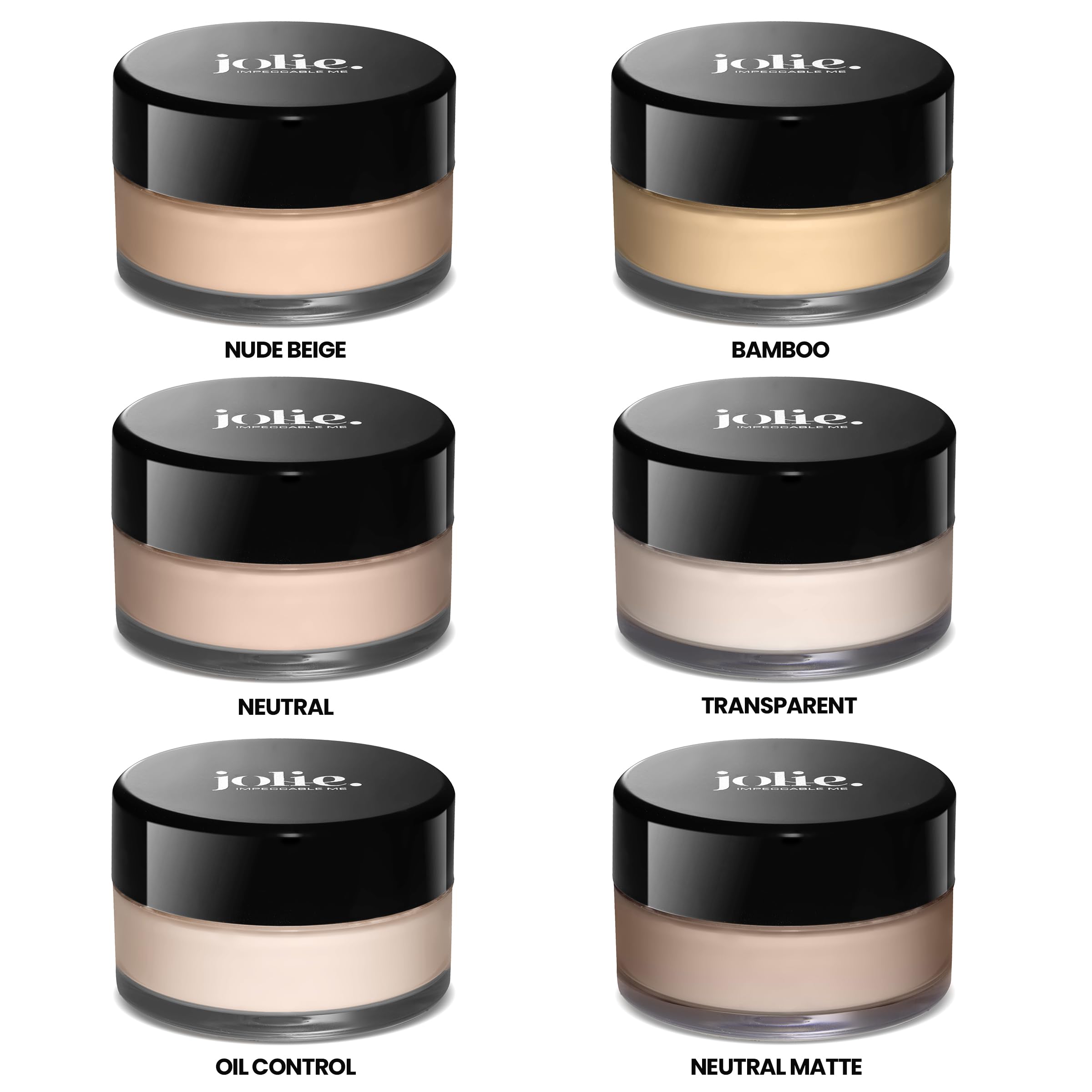 Jolie Micro-Fine Ultra Smooth Loose Setting Powder 21g – Bamboo | Natural Finish & Shine Control