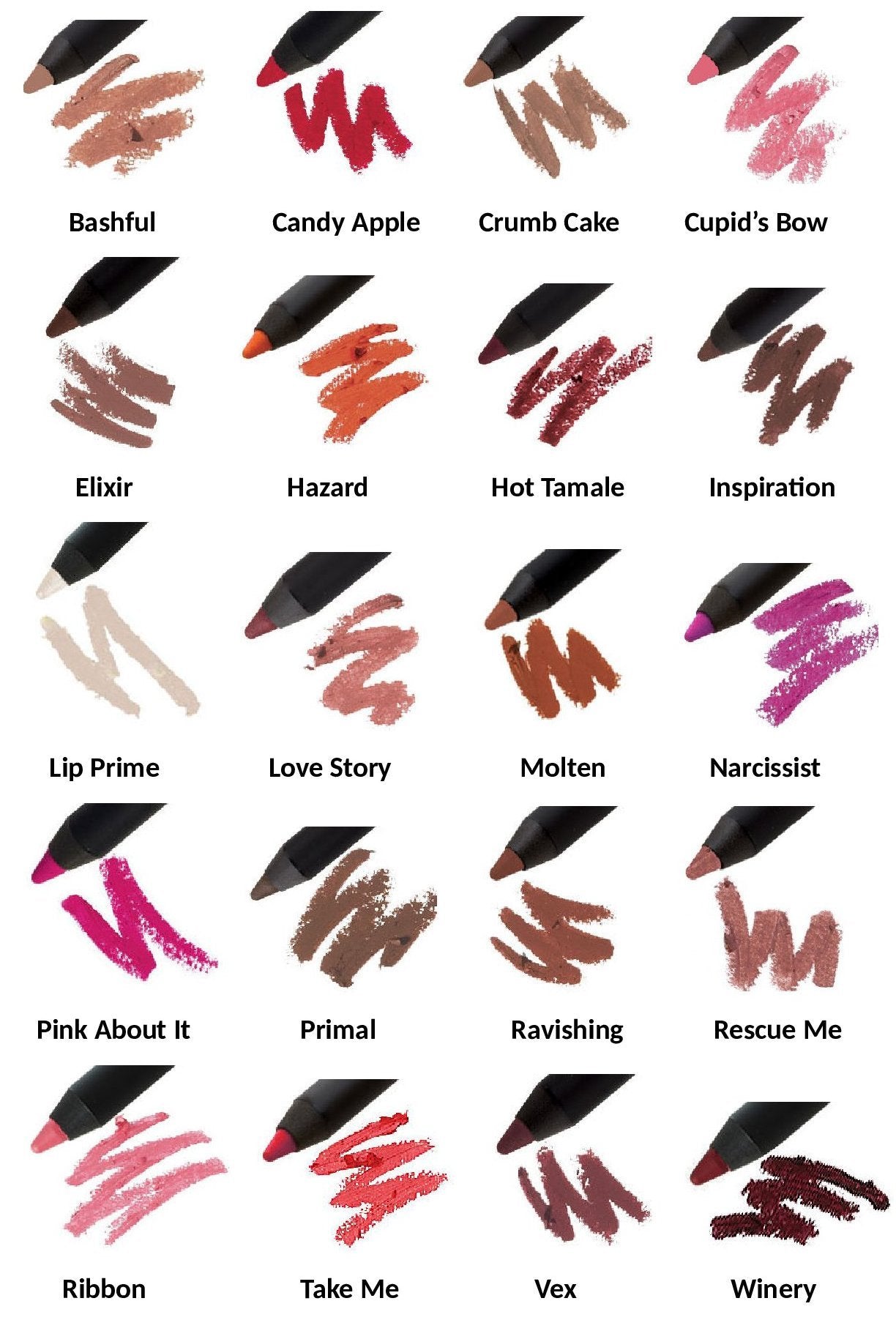 JOLIE Waterproof Ultimate Lip Liner Pencil in Hot Tamale – Long-Wearing, Creamy Definition