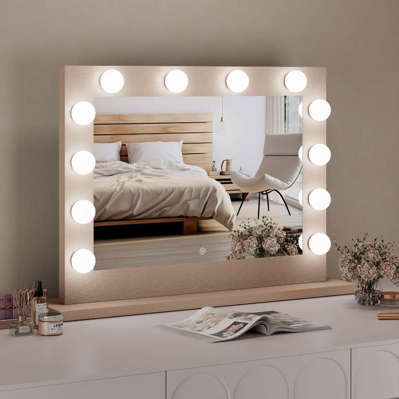 Jolie Gold Hollywood Mirror 80 x 60cm