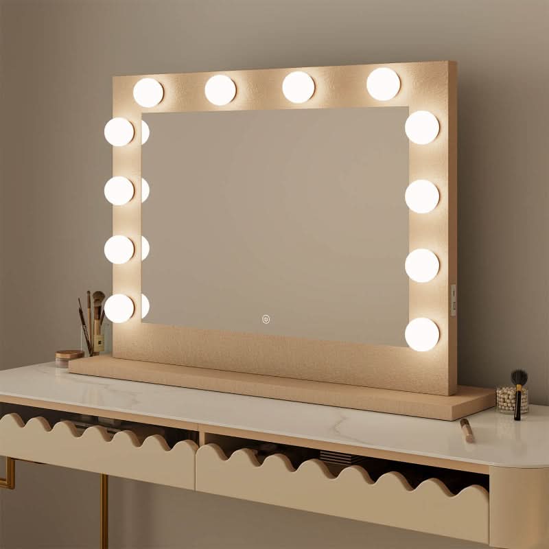 Jolie Gold Hollywood Mirror 80 x 60cm