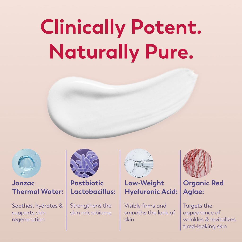 JONZAC Sublimactive Organic Eye & Lip Contour Cream – Anti-Aging, Hydration & Puffiness Reduction (0.5 fl oz)