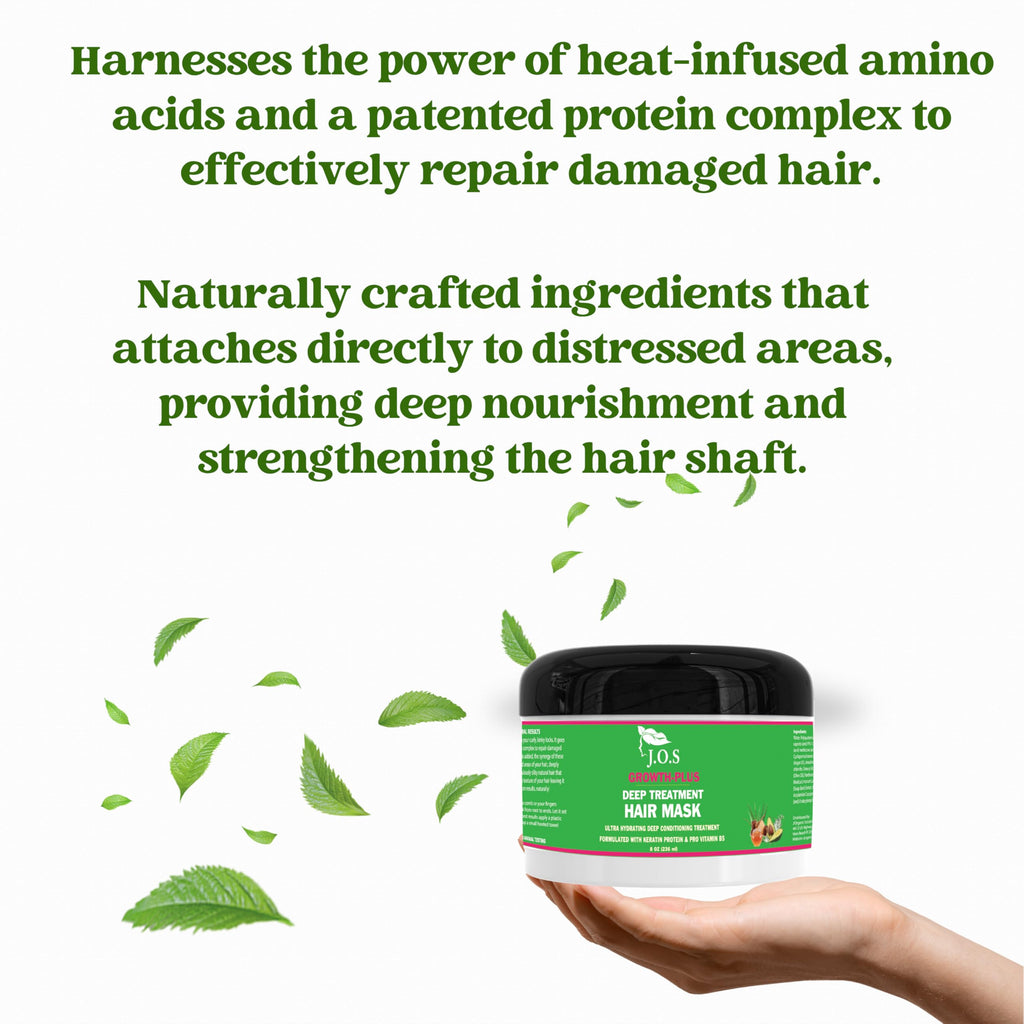J'Organic Solutions Adult Super Healthy Hair Growth Kit – Growth Moisturizer, Hydrating Shampoo, Argan Oil Hair Mask, Growth-Plus Serum, Moringa-Shea Yogurt