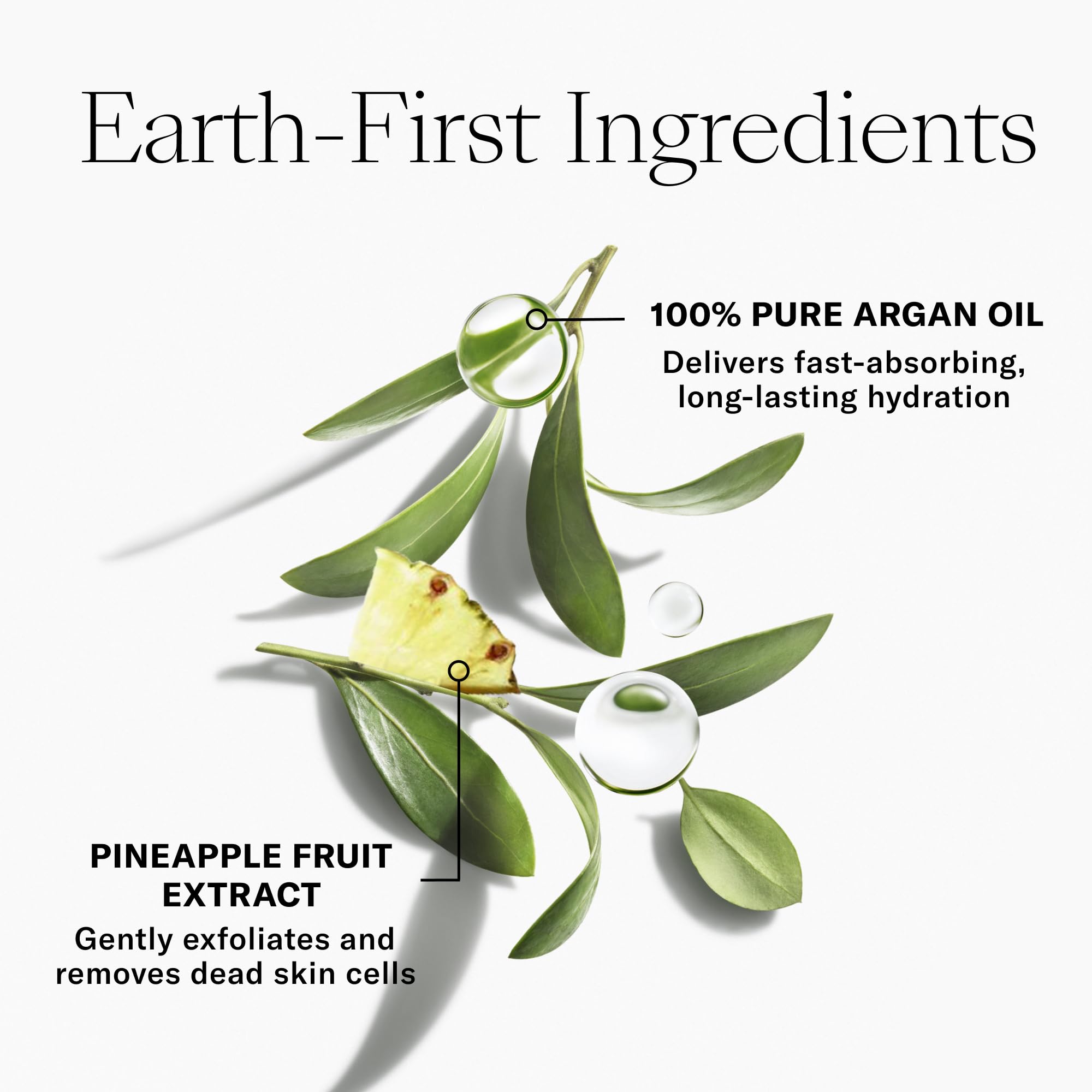 Josie Maran Argan Milk Body Serum | Deep Hydration with Argan Oil & Pineapple Enzymes (13.4 oz)