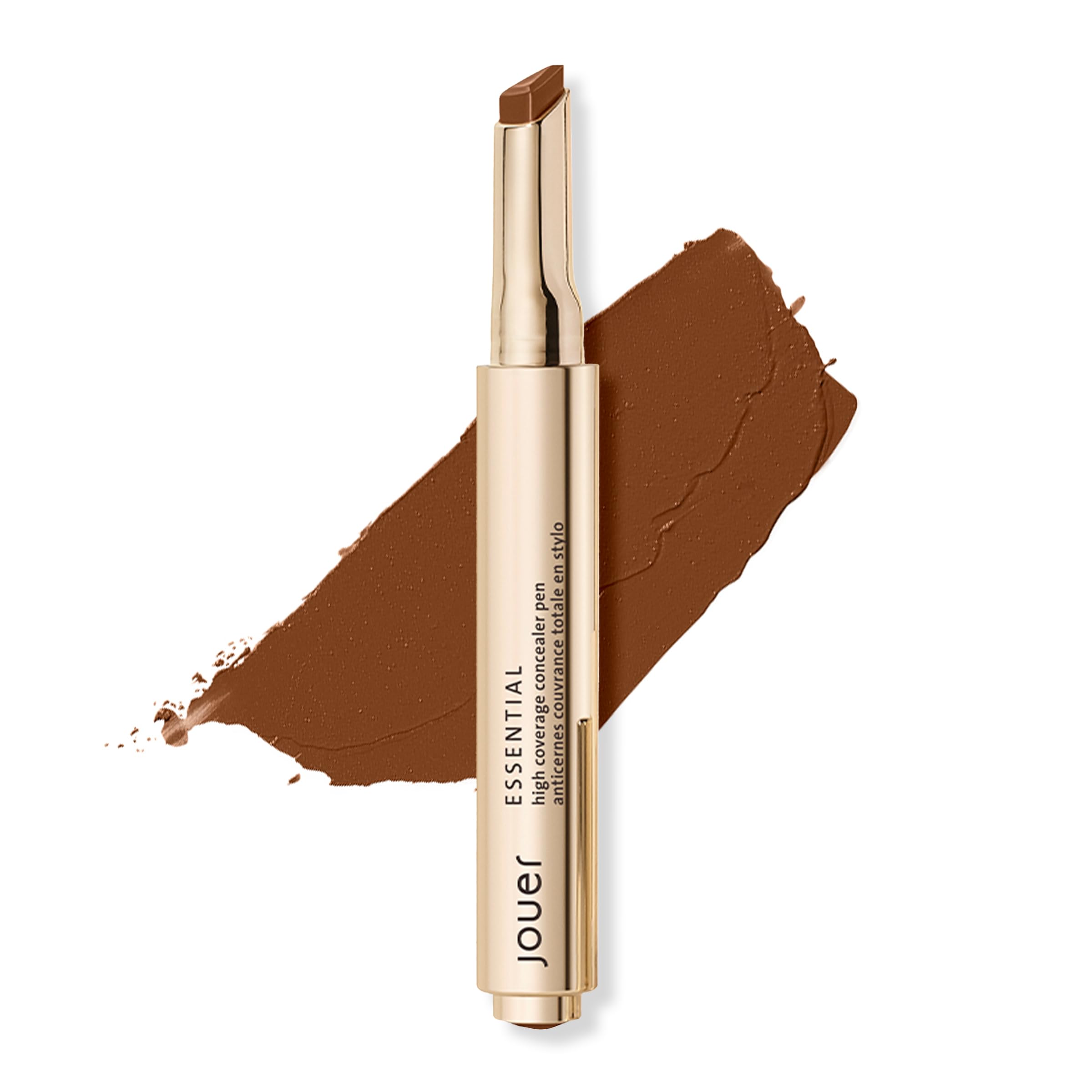 Jouer Essential High Coverage Concealer Pen – Brightens Under-Eyes with Hyaluronic Acid