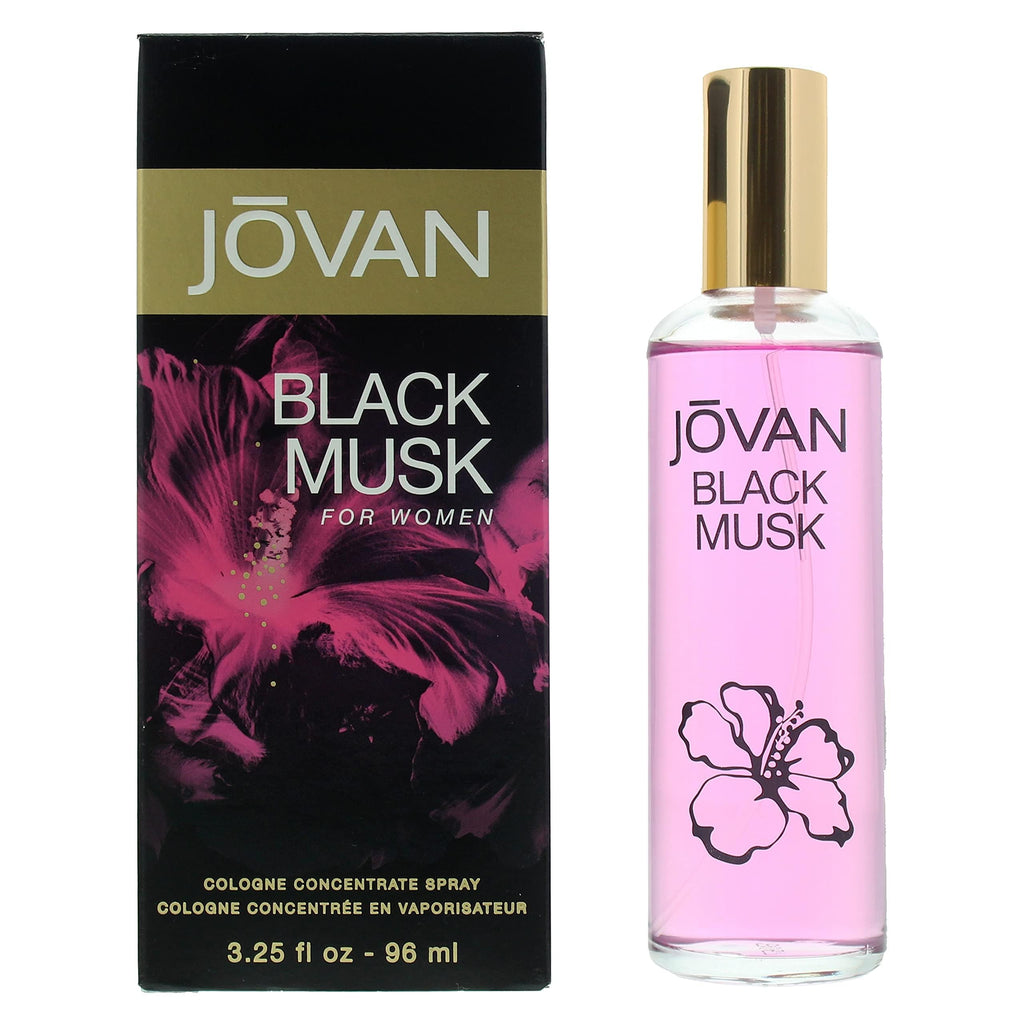 Jovan Black Must – 3.25 oz Cologne Concentrate Spray | Original Designer Fragrance