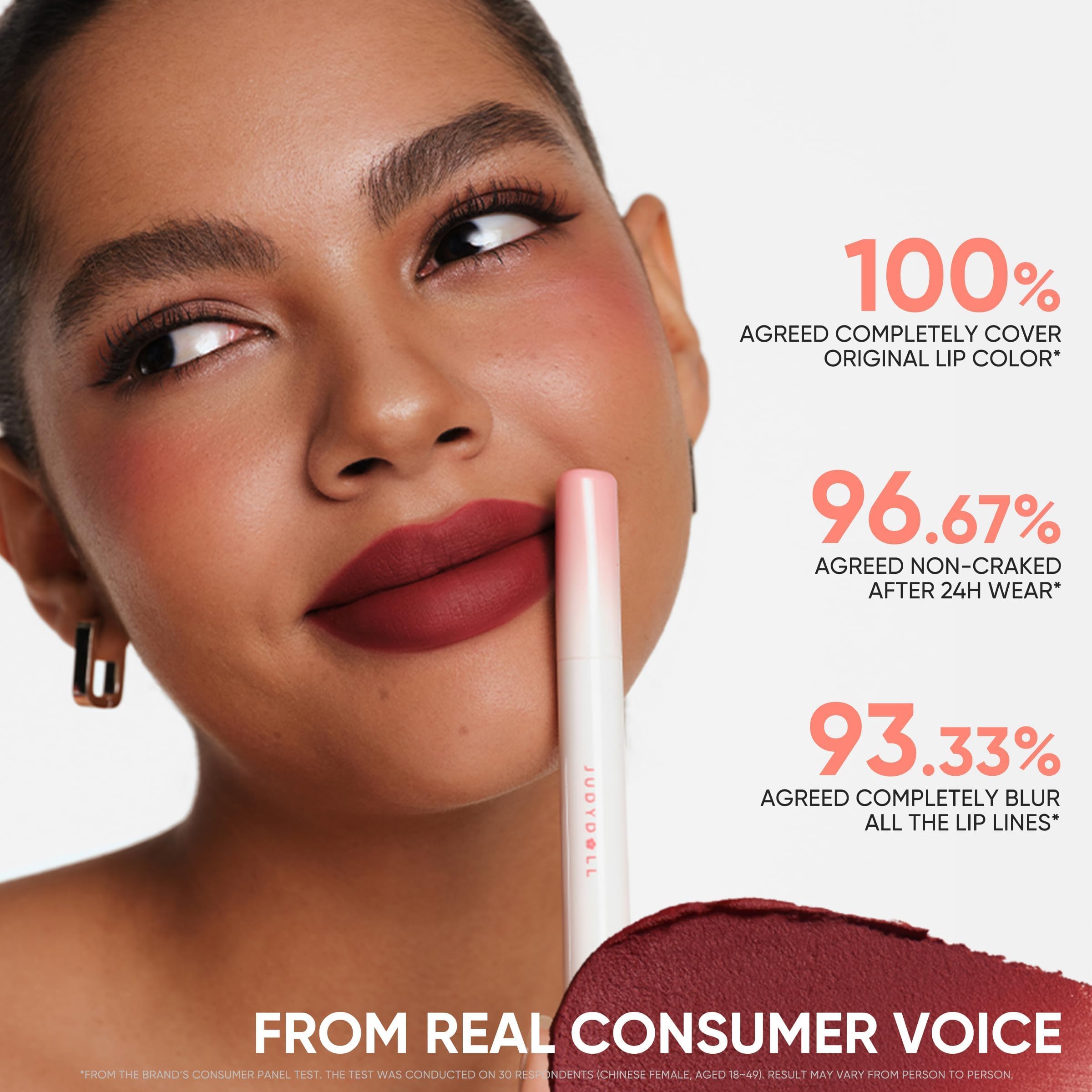 JUDYDOLL Cushion Matte Lip Cream Dusty Fig – Long-Lasting, Hydrating Velvet Lipstick